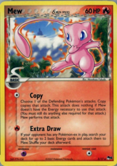 Mew δ - 3/17 - Rare (NON HOLO)